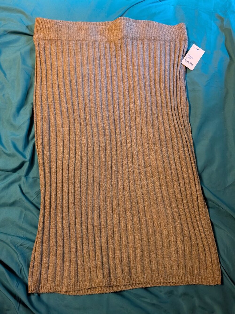 NWT Lauren Lane x Sonoma Gray Knit Sweater Pencil Skirt XXL